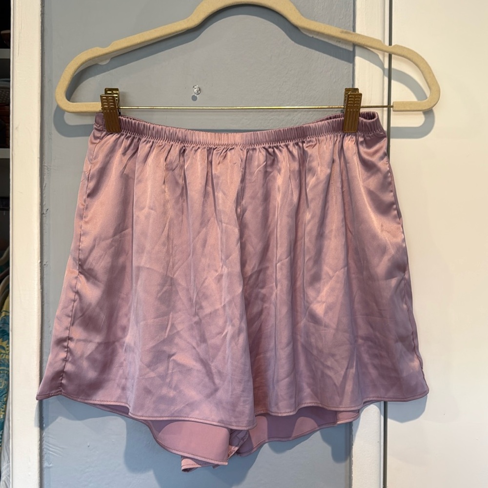 Daily Drills Silky Purple Shorts